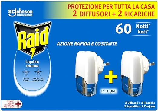 Raid Liquido Elettrico Antizanzare